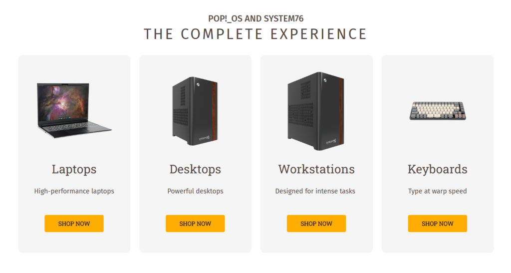 Computadoras System76