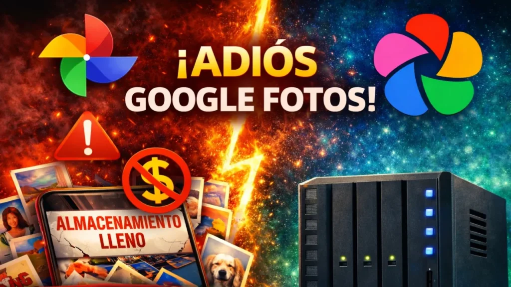 Immich en omv8 - Alternativa a Google Fotos